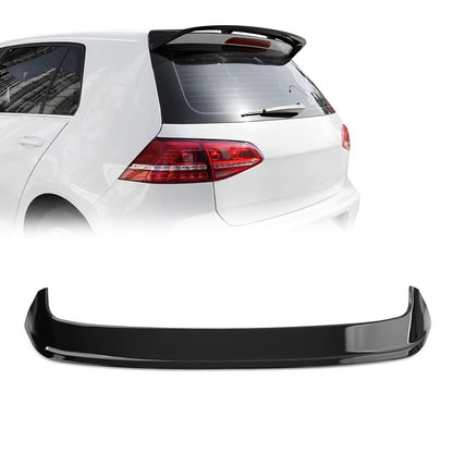 Takspoiler för VW Golf MK7 (13-19) halvkombi, blank svart
