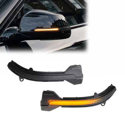 Sekventiella LED-spegelsignaler för BMW F06 / F12 / F13 LCI (15-17), rökt