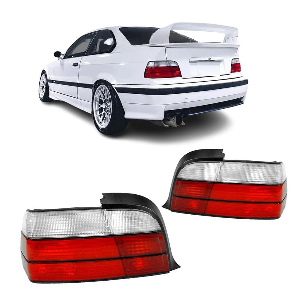 Bakljus för BMW E36 coupé / cabriolet (90-99), red+vit