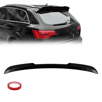 Bakluckespoiler för Audi Q7 4L / SQ7 4L (06-15), blank svart
