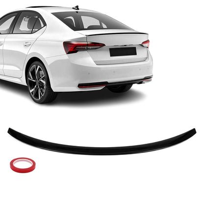 VR Bakluckespoiler för Skoda Octavia MK4 (20-), blank svart